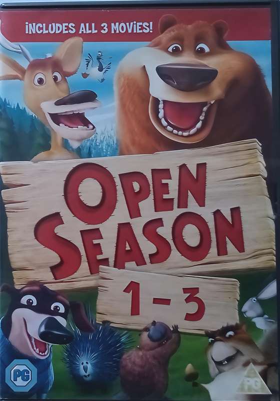OPEN SEASON 1-3 Movies 3DVDs