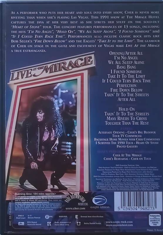 CHER Extravaganza live at the Mirage