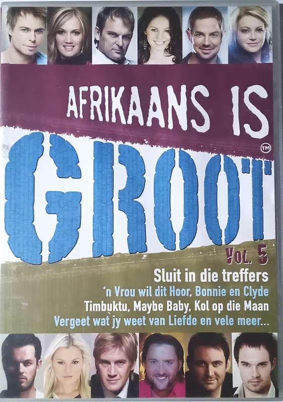 AFRIKAANS IS GROOT Vol. 5 dvd