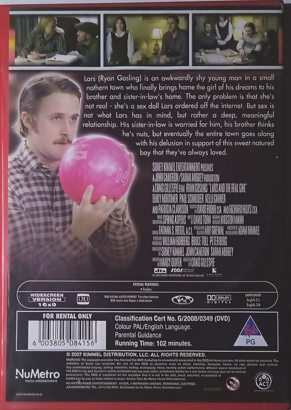 LARS AND THE REAL GIRL Ryan Gosling