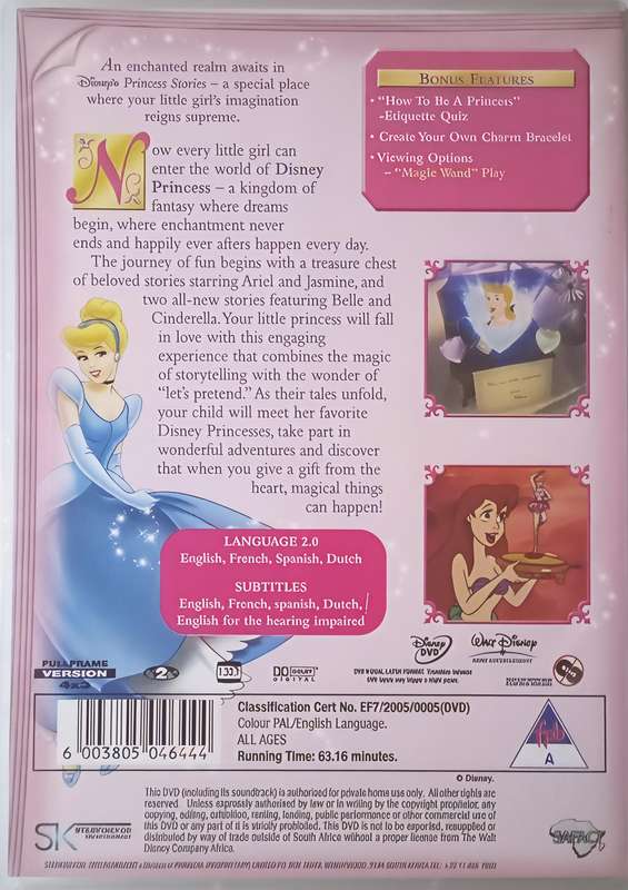 PRINCESS STORIES Volume One DVD
