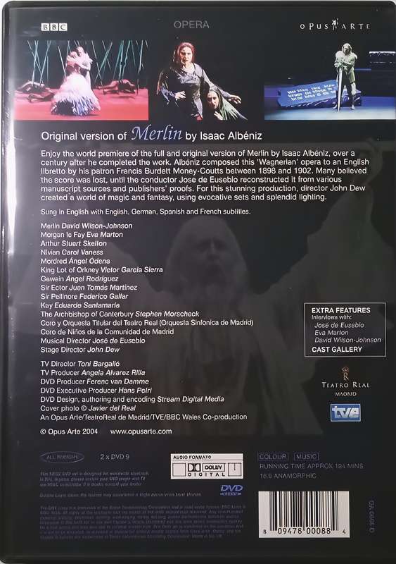 MERLIN Isaac Albeniz | Double DVD