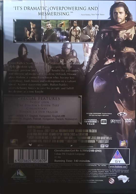 KINGDOM OF HEAVEN Orlando Bloom