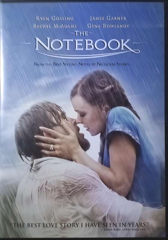 THE NOTEBOOK Ryan Gosling DVD