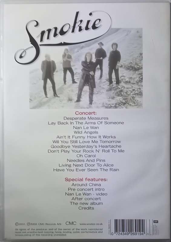 SMOKIE Live in Beijing DVD