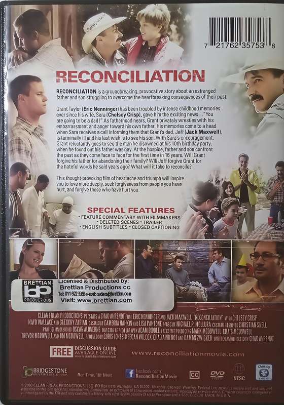 RECONCILIATION NTSC DVD