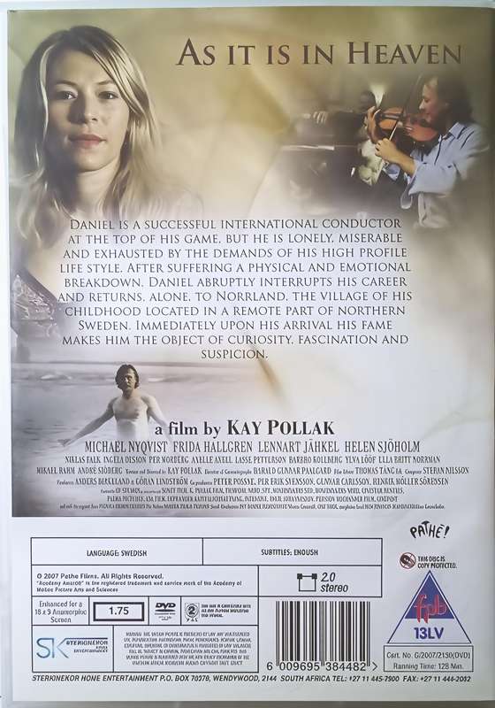 AS IT IS IN HEAVEN DVD