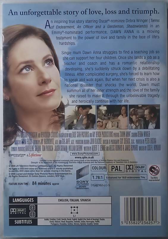DAWN ANNA Debra Winger DVD