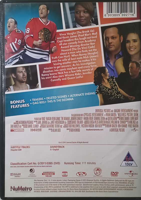 THE DILEMMA Vince Vaughn DVD