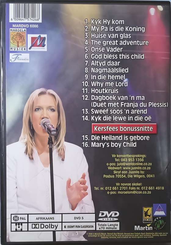 JUANITA DU PLESSIS Altyd Daar DVD