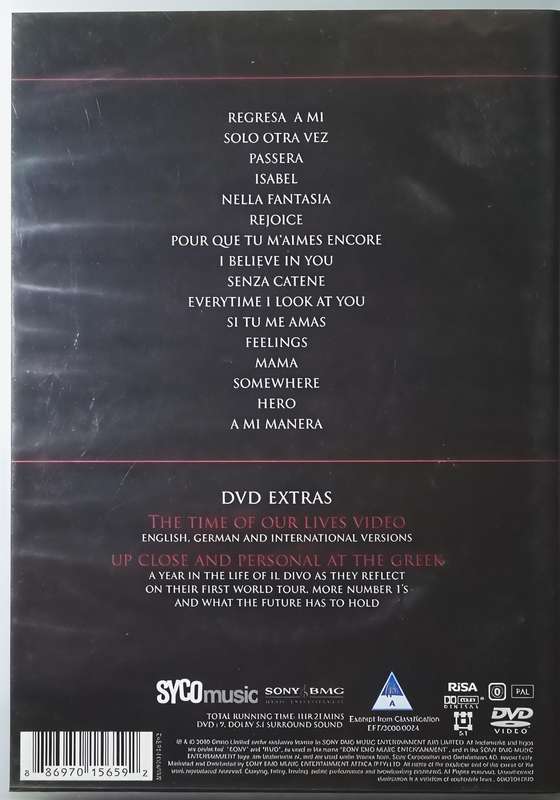IL DIVO Live at the Greek Theatre DVD