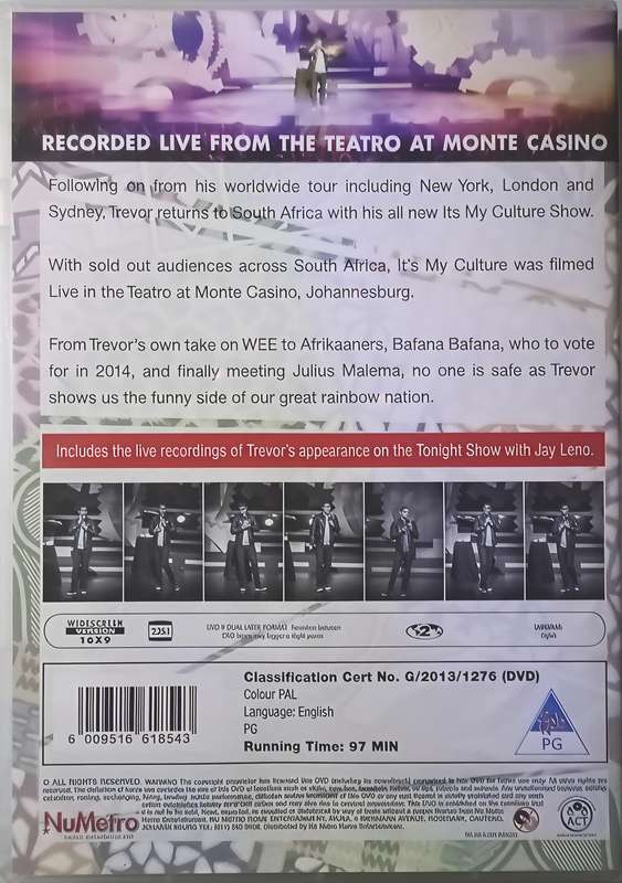 IT'S MY CULTURE Trevor Noah DVD