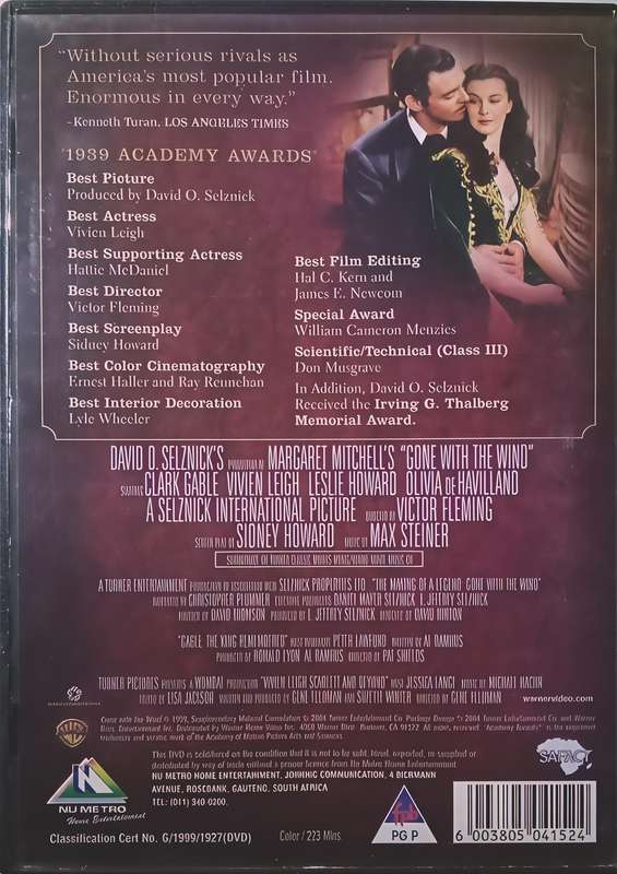 GONE WITH THE WIND Four-Disc DVD