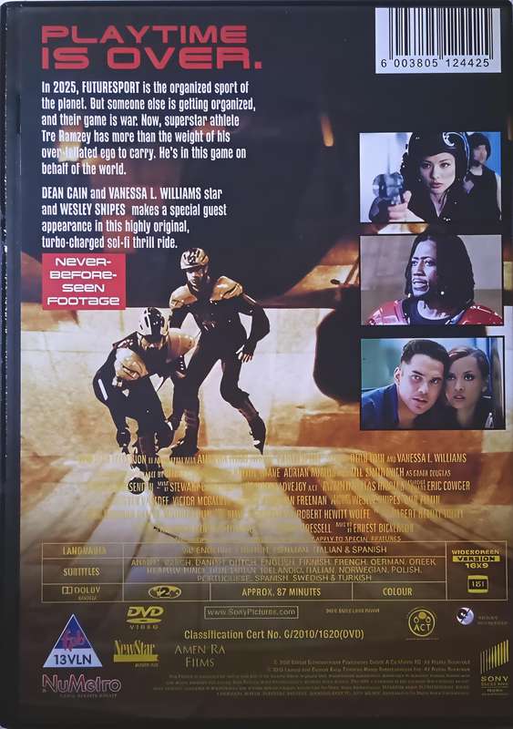 FUTURE SPORT Wesley Snipes DVD
