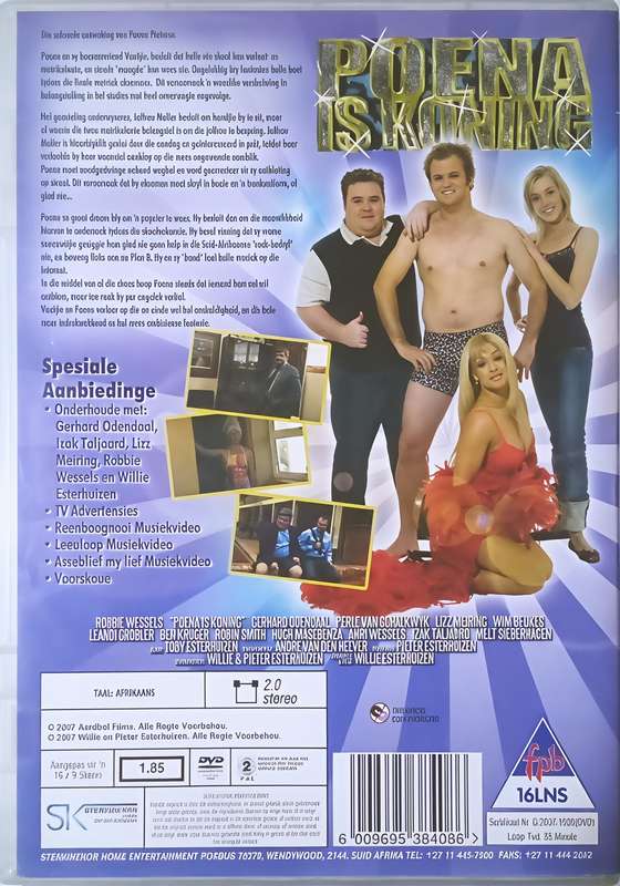 POENA IS KONING Robbie Wessels DVD