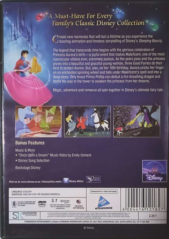 SLEEPING BEAUTY DVD