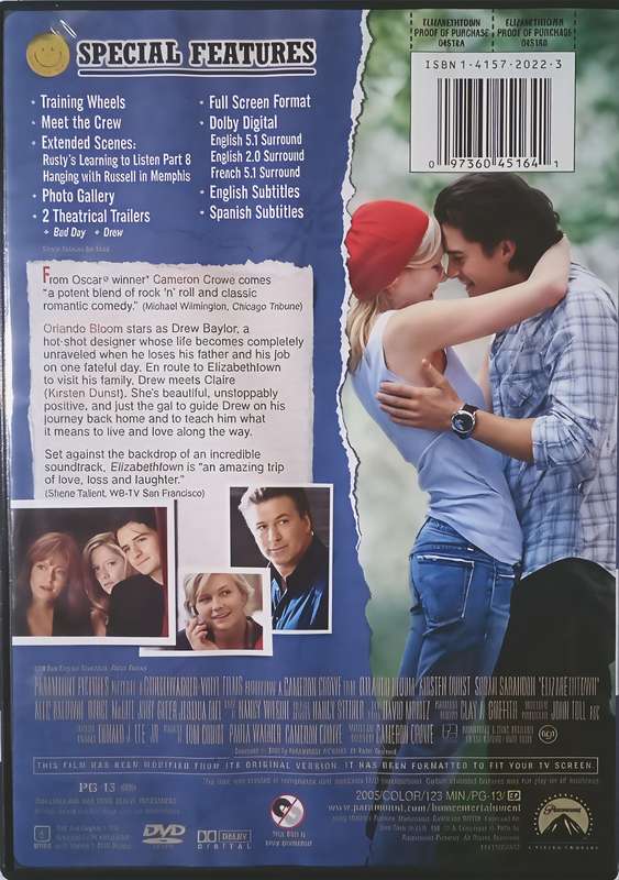 ELIZABETHTOWN Orlando Boom DVD