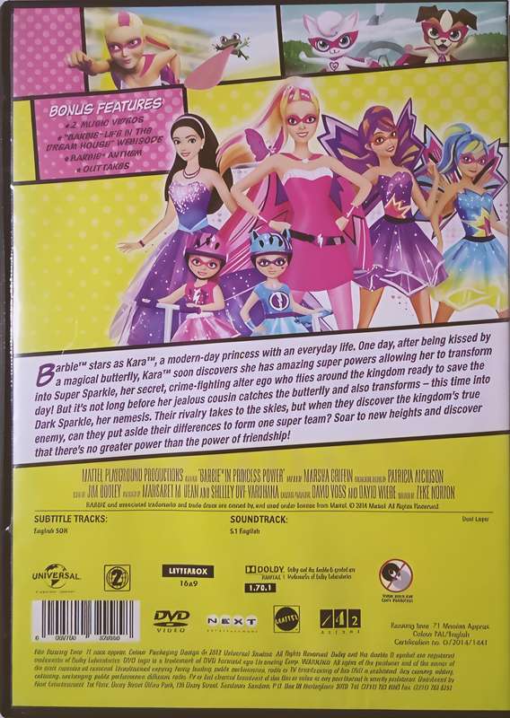 BARBIE in Princess Power DVD