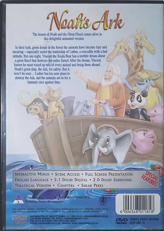 NOAH'S ARK DVD