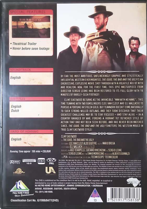 THE GOOD THE BAD AND THE UGLY
