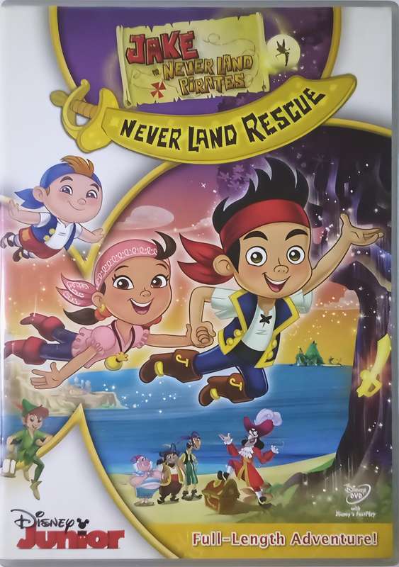 JAKE NEVER LAND RESCUE DVD