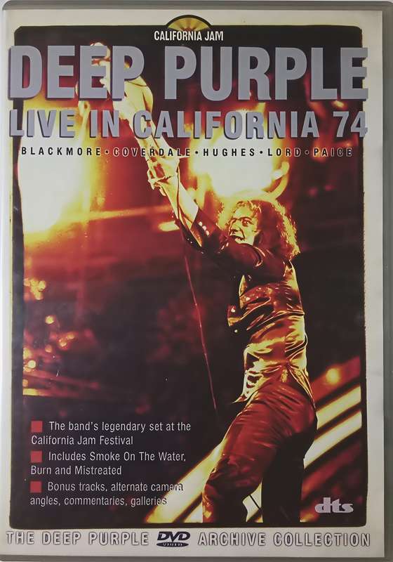 DEEP PURPLE Live in California 74 DVD