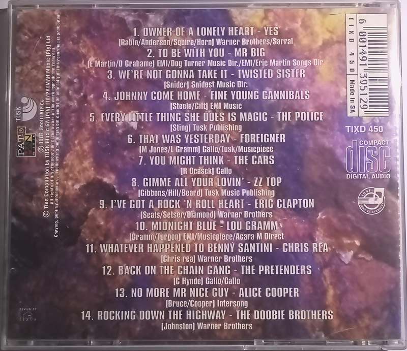 REWIND ROCKS 14 Smash Hits CD