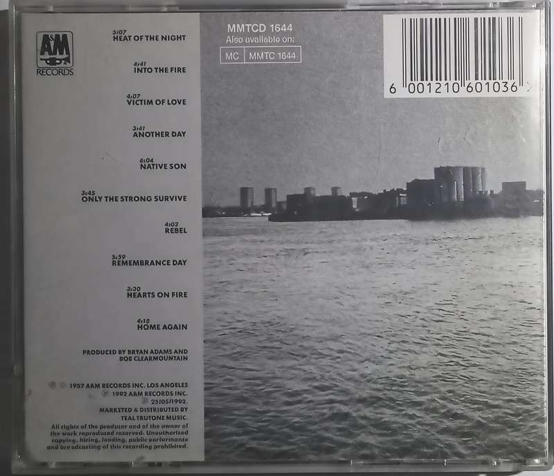 BRYAN ADAMS Into The Fire CD