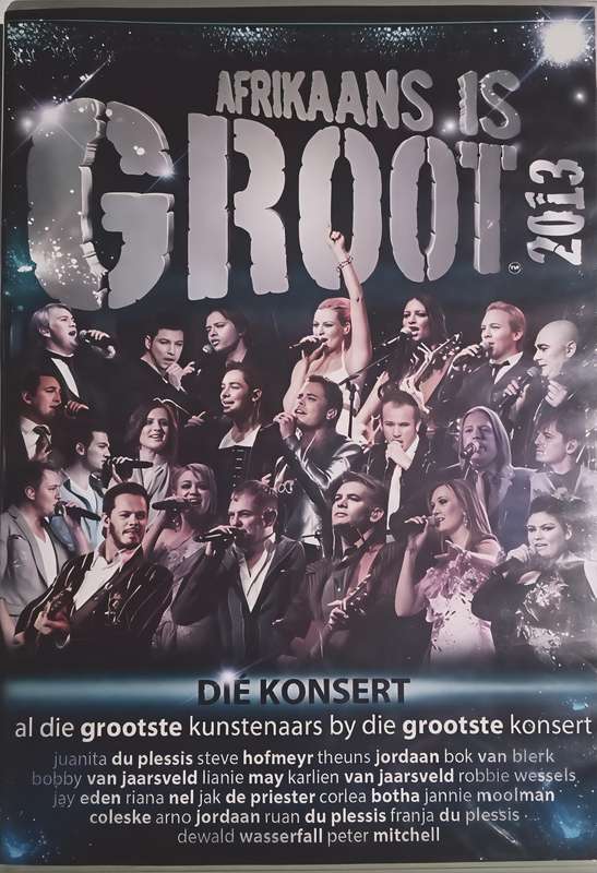 AFRIKAANS IS GROOT 2013 DVD