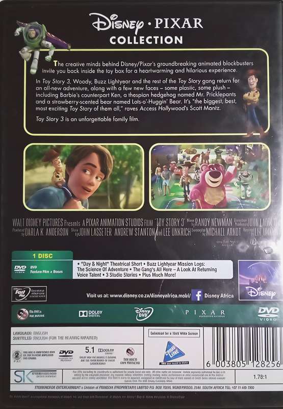 TOY STORY 3 DVD