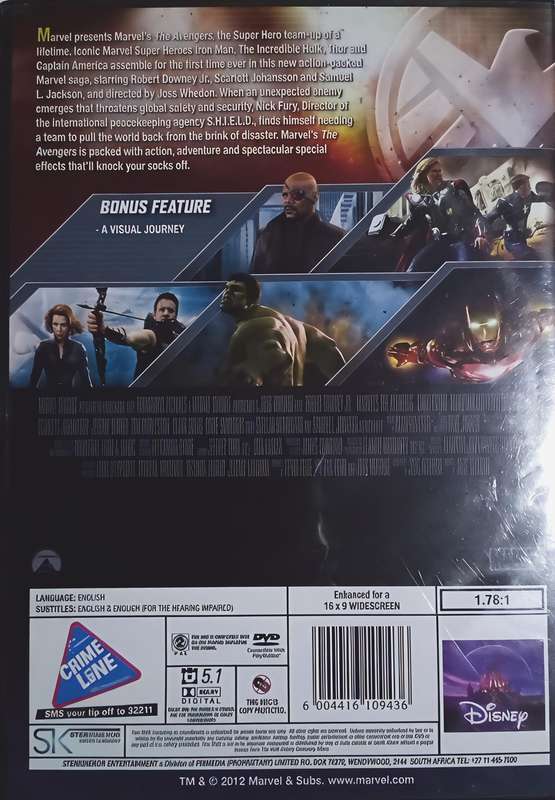 THE AVENGERS Robert Downey JR.
