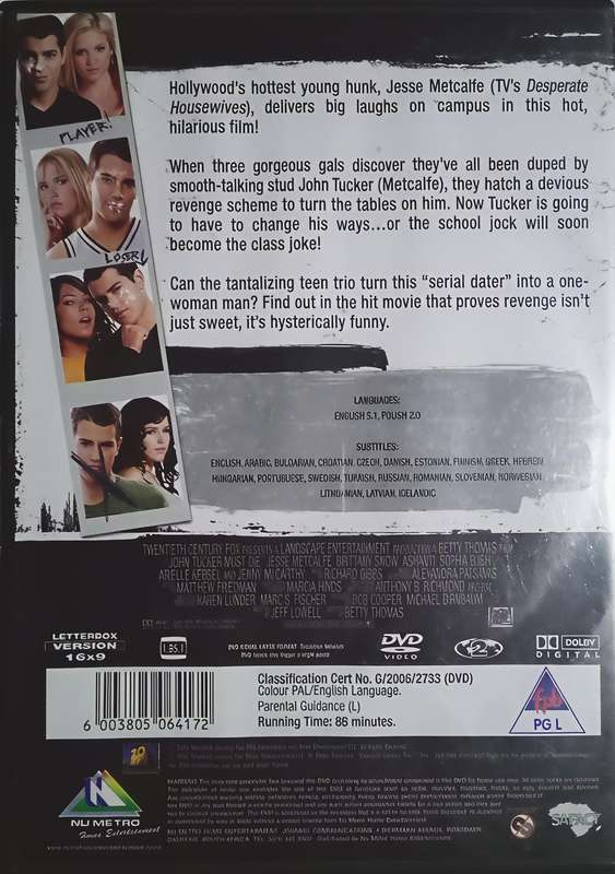 JOHN TUCKER MUST DIE DVD 