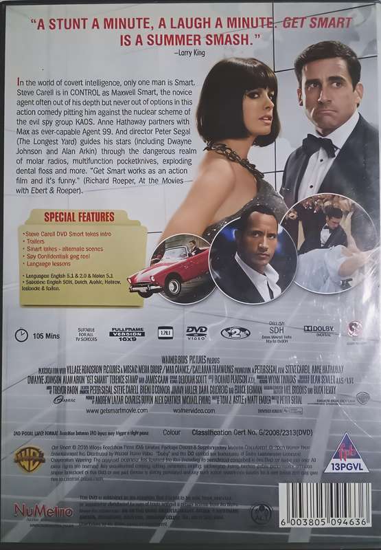 GET SMART Dwayne Johnson DVD