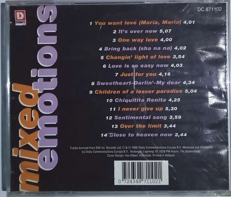 The Best of MIXED EMOTIONS CD 