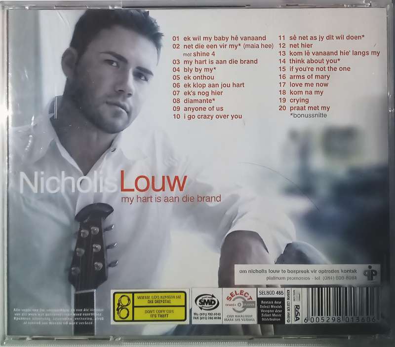 Nicholis Louw my hart is aan die brand