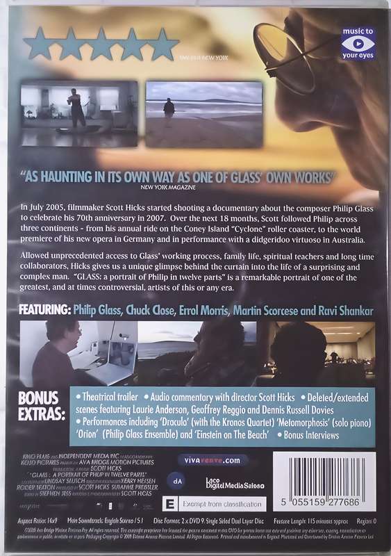 GLASS (2 DVD set)