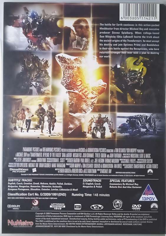 TRANSFORMERS: Revenge of the Fallen