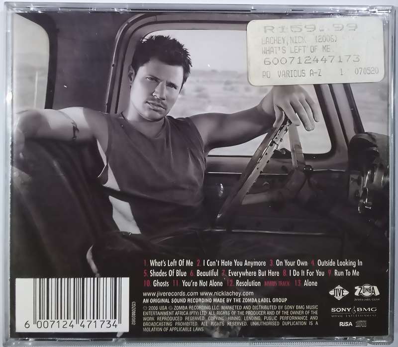 NICK LACHEY What's Left of Me CD