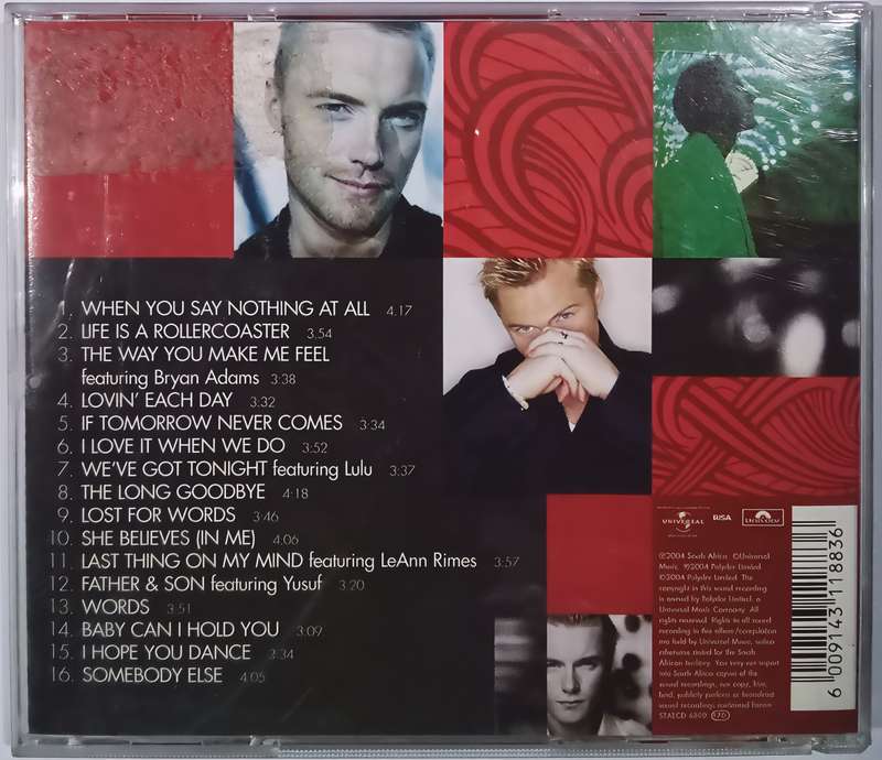 RONAN KEATING 10 Years of Hits CD