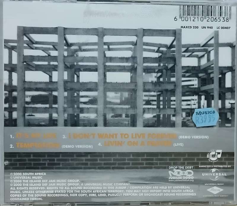 Bon Jovi It's My Life CD Single
