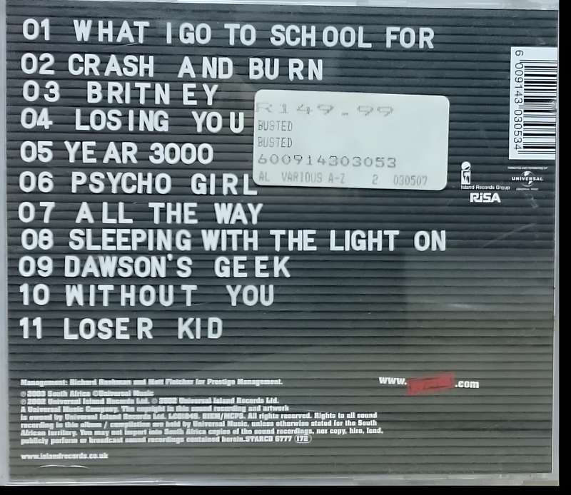 Busted CD