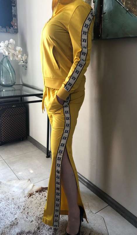 Armani Exchange Mustard Tracksuit  New & Authentic | Bold Winter Style