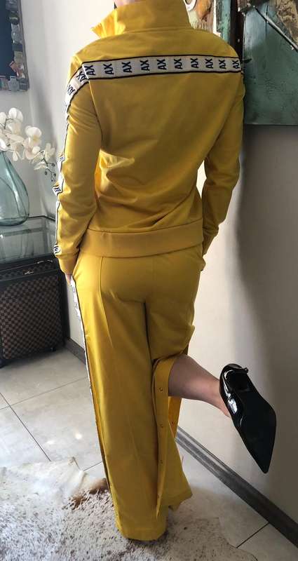 Armani Exchange Mustard Tracksuit  New & Authentic | Bold Winter Style