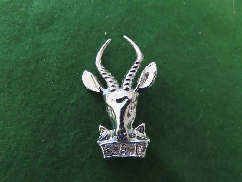 South Africa -S.A. Infantry Corps Cap Badge - Large Bokkie
