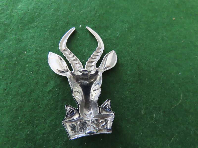 South Africa -S.A. Infantry Corps Cap Badge - Large Bokkie