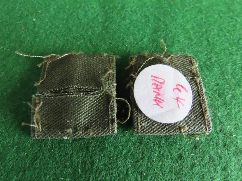 United States of America - Vietnam Era - Pair Cloth E3 Rank - Private First Class