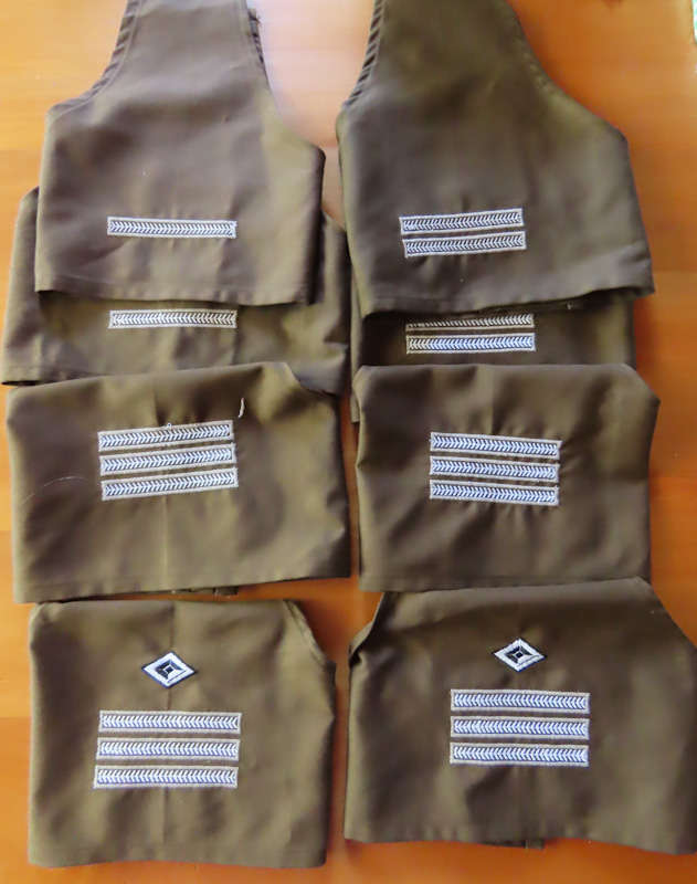 South West Africa-Border War-SWATF-Brassards Lance Corporal to Colour Sergeant plus Regt. Police