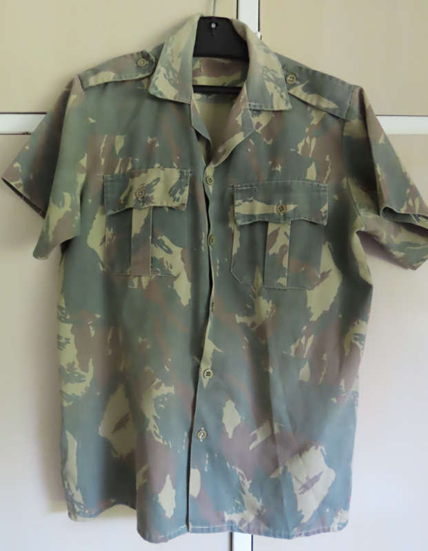 South Africa - Border War -  Homelands - Transkei - Camouflage Shirt - Size Medium #1