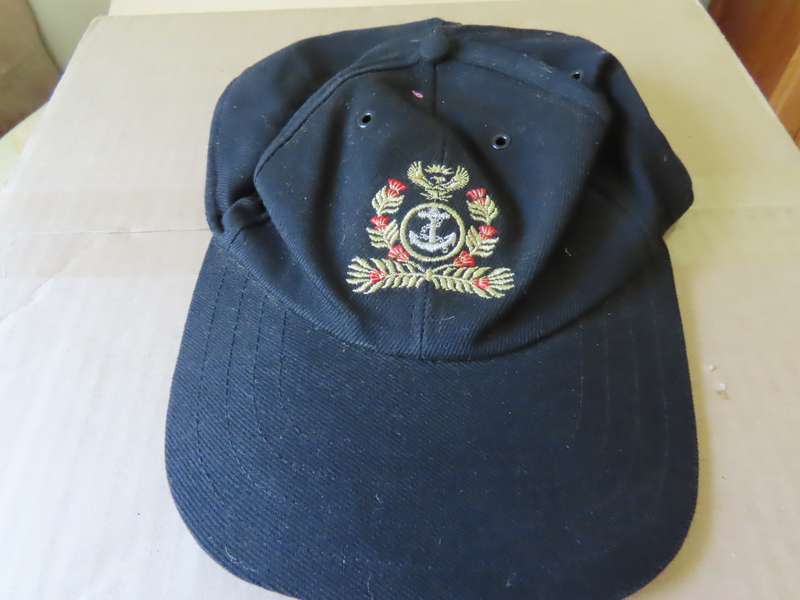 South Africa - Border War - S.A. Navy  Peaked Cap - Warrant Officers