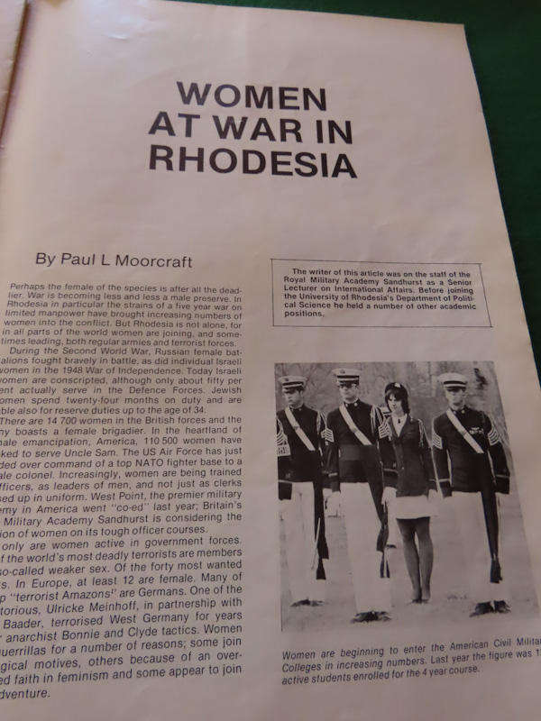 Rhodesia  - Bush War - The War on The Zambezi Salient